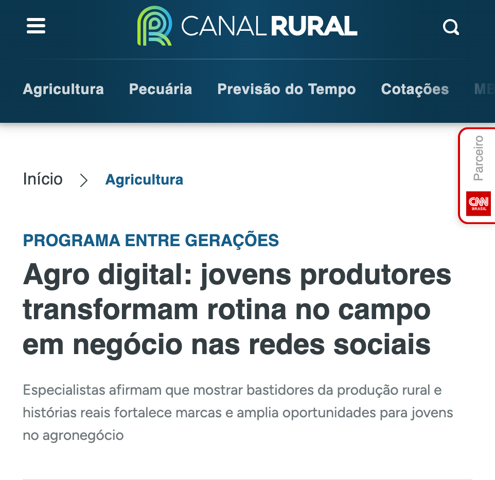 Notícia Canal Rural